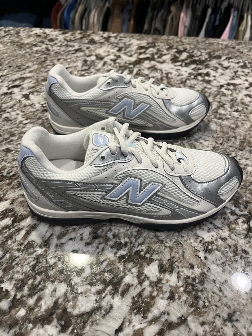 New Balance 204L White Oxford Blue 5Y/6.5W - Picture 5 of 8